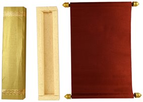 scroll wedding invitations